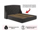 Мягкая кровать "Stefani" 1800 шоколад с ортопедическим от производителя