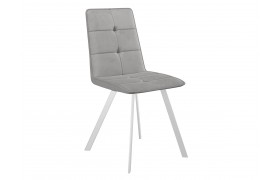 Стул DikLine 280 B22 GREY, ножки белые