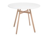Гуанора 90 white / wood Обеденная группа распродажа