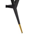 Selina 80х72 black / gold Стол деревянный купить