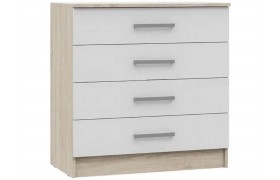 Комод Мартина 800 (Дуб Сонома / белый глянец)