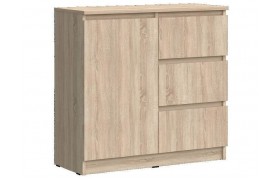 Комод Челси 800 (3 ящик 1 дверь) (Дуб Сонома, )