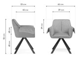 Каита neptun 35 / flex 754 / черный Стул на металлокаркасе распродажа