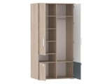 НМ 041.70 Шкаф для одежды Элиот Белый/Маренго/Баунти Песочный купить