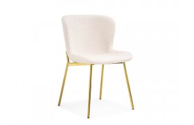 Стул Basket beige / gold на металлокаркасе
