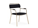 Aspen black / gold Стул на металлокаркасе недорого
