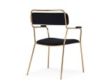 Aspen black / gold Стул на металлокаркасе недорого