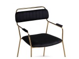 Aspen black / gold Стул на металлокаркасе купить