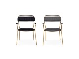 Aspen black / gold Стул на металлокаркасе от производителя