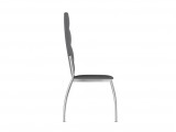 Комплект стульев Юджин (4 шт), хром рогожка серая недорого