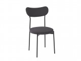Комплект стульев Стивен (2 шт), черный велюр графитовый от производителя