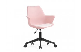 Кресло руководителя Tulin white / pink / black Компьютерное