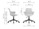 Tulin white  / black Компьютерное кресло распродажа