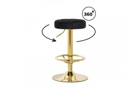 Стул Marun black / gold Барный