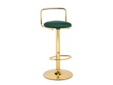 Lusia green / gold Барный стул недорого