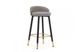 Стул Kardial gray / black Барный