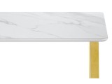 Селена 1 140х80х77 белый мрамор / золото Стол от производителя