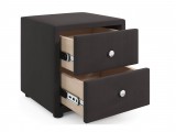 Мягкие прикроватные тумбы Cubo (шоколадный комплект 2 штуки) недорого