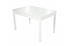 Обеденный стол Гамбург 2, Белый/Стекло