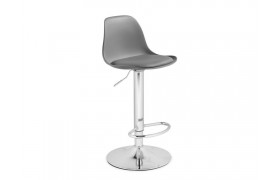 Табурет Soft gray / chrome Барный стул