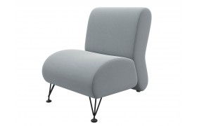 Кресло Мягкое дизайнерское Pati серый