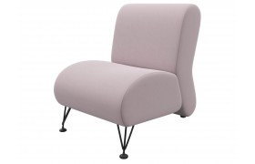 Кресло Мягкое дизайнерское Pati лиловый