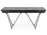 Марвин 160(220)х90х76 серый глняец / черный Керамический стол от производителя