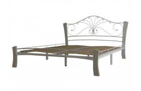 Двуспальная кровать КМД 5-01 Фортуна 4 Лайт 140х200, Белый