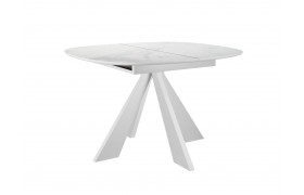 Кухонный стол DikLine SKK110 Керамика Белый мрамор/подстолье /опоры
