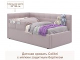 Односпальная кровать-тахта Colibri 800 лиловая с подъемным механ от производителя