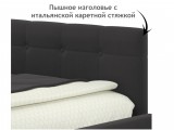 Односпальная кровать-тахта Bonna 900 с защитным бортиком шоколад недорого