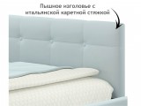 Односпальная кровать-тахта Bonna 900 с защитным бортиком мята па от производителя