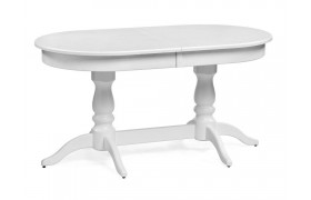 Кухонный стол Красидиано 150(200)х84х76 белый деревянный