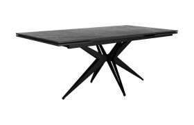 Стол DikLine KW160 керамика мрамор черный С45 матовая/опоры