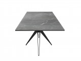 Стол DikLine KW160 керамика мрамор черный С45 матовая/опоры черн недорого
