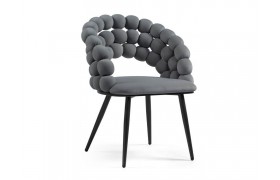 Компьютерное кресло Ball dark gray / black Стул на металлокаркасе