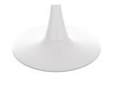 Tulip 90 super white glass Стол стеклянный от производителя