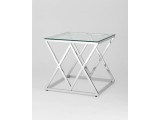 Журнальный стол Stool Group ИНСИГНИЯ 55х55 Прозрачное стекло/Ста от производителя