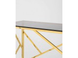 Консоль Stool Group АРТ ДЕКО 120х40 Стекло smoke/Сталь золото от производителя