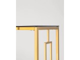 Консоль Stool Group БРУКЛИН 120х40 Стекло smoke/Сталь золото от производителя