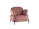 Кресло STOOL GROUP Кэнди с подлокотниками Велюр пыльно-розовый недорого