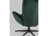 Кресло Stool Group Филадельфия Велюр изумрудный/Ножка черная купить