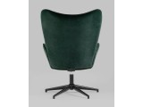 Кресло Stool Group Филадельфия Велюр изумрудный/Ножка черная распродажа