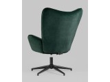 Кресло Stool Group Филадельфия Велюр изумрудный/Ножка черная недорого