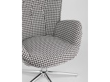 Кресло Stool Group Филадельфия Черный/Белый распродажа