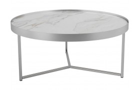 Журнальный столик Калифорния Ориндж /Хром