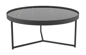 Журнальный столик Калифорния Ориндж Сахара нуар/Черный матовый
