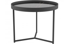 Журнальный столик Калифорния Тайлер Сахара нуар/Черный матовый