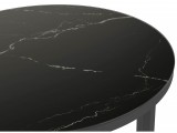 Стол придиванный Калифорния Остин Glass Черная лакобель/Золото от производителя