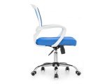 Ergoplus белое / голубое Компьютерное кресло распродажа